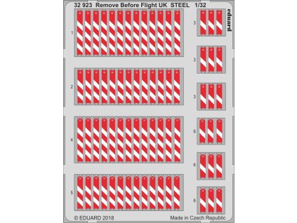 1/32 Remove Before Flight UK STEEL