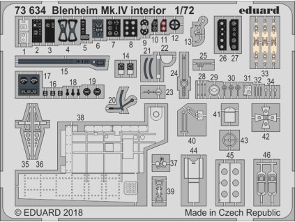 1/72 Blenheim Mk.IV interior for AIRFIX kit