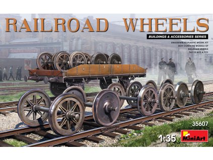 1/35 Railroad Wheels - Miniart