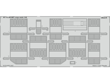 Mi-8MT cargo seats 1/48 recommended for TRUMPETER