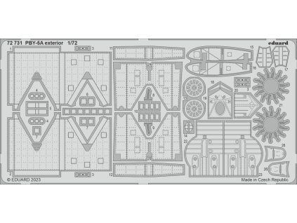 PBY-5A exterior 1/72 recommended for HOBBY 2000 / ACADEMY
