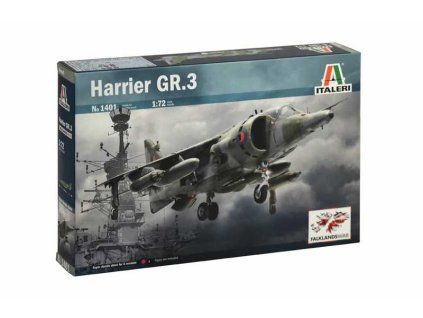 Italeri 1401 Aircraft Model Kit HARRIER GR.3 1/72