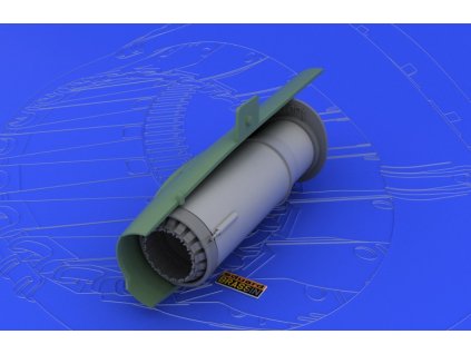 1/48 MiG-21MF/SMT exhaust nozzle for EDUARD kit