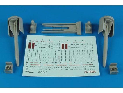 1/48 Ch-25MR (AS-10 Karen) air-to-ground missiles