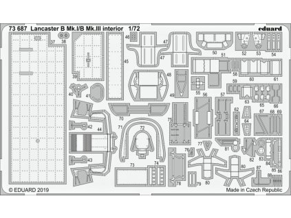 1/72 Lancaster B Mk.I/B Mk.III interior for AIRFIX kit
