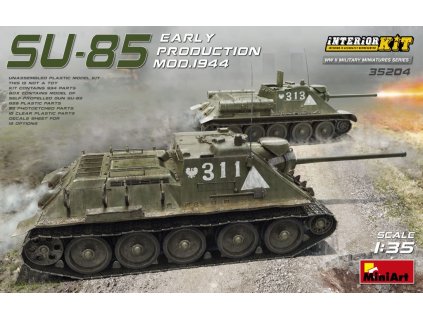 1/35 SU-85 Mod. 1944(Early Production)w/ Interior Kit - Miniart