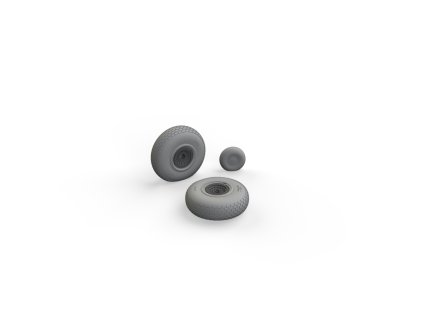 B-17 wheels block tread 1/48 recommended for HKM