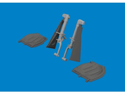P-51D undercarriage legs PRINT 1/72 recommended for EDUARD