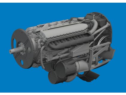 P-40E engine PRINT 1/48 recommended for EDUARD