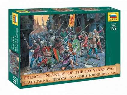 Wargames (AoB) 8053 - French Infantry of the 100 Years War (1:72)