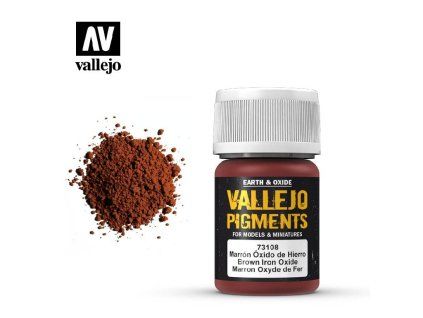 Vallejo Pigment FX 73108 Brown Iron Oxide Color (35 ml)