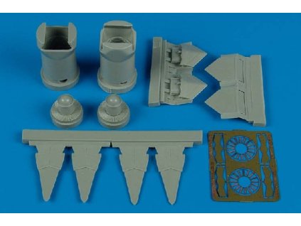 1/72 F/A-22A Raptor exhaust nozzles