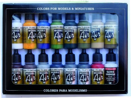 Vallejo Model Air Set 71192 Building Set (16)