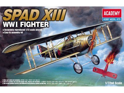 Academy 12446 SPAD XIII WWI FIGHTER 1/72