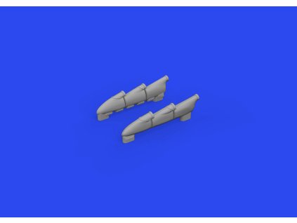 Hurricane Mk.II exhaust rounded PRINT 1/48 recommended for ARMA HOBBY