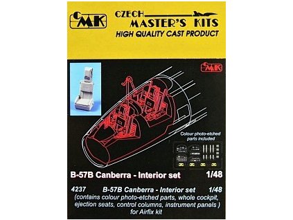 1/48 Martin B-57B Canberra Interior set for Airfi