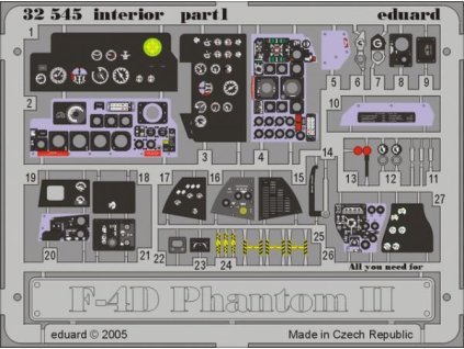 F-4D interior recommended for TAMIYA