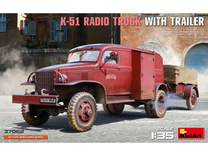 1/35 K-51 Radio Truck w/ Trailer - Miniart