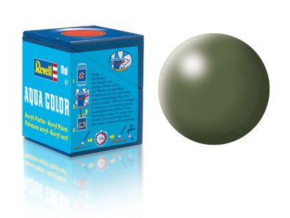 Revell 3755 Acrylic Paint - 36361: Olive Green Silk