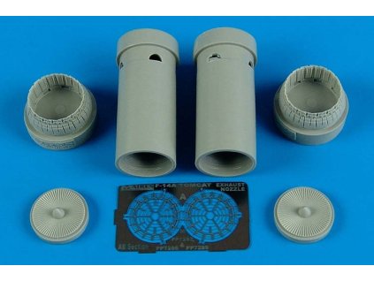 1/72 F-14A Tomcat exhaust nozzles - opened position - HOBBY BOSS