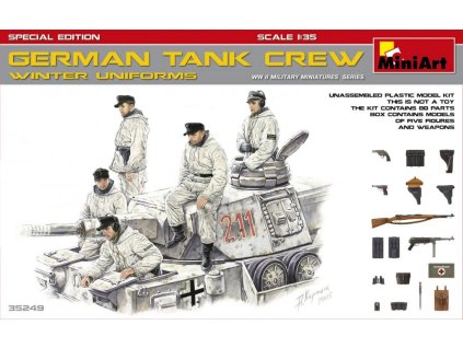 1/35 German Tank Crew (Winter Uniforms). Special Edition