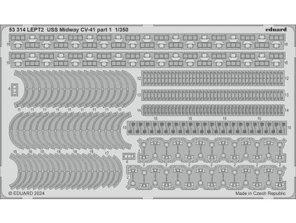 USS Midway CV-41 part 1 1/350 recommended for TRUMPETER