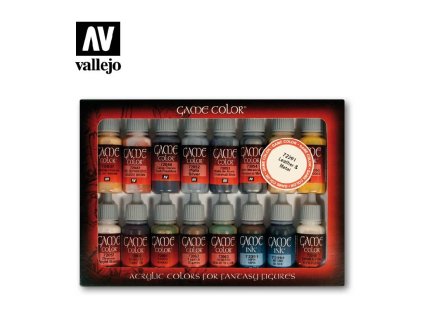 Vallejo Game Color Set 72291 Leather & Metal (16)