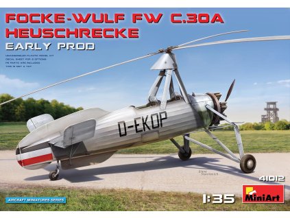 4313 1 35 focke wulf fw c 30a heuschrecke early prod miniart