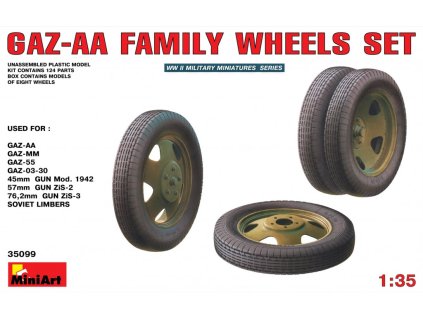 1/35 GAZ-AA Family  Wheels set