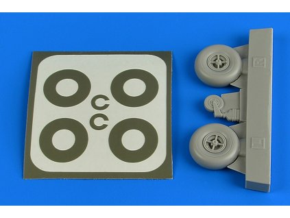 1/32 Bucker Bu 131  wheels & paint masks for x kit