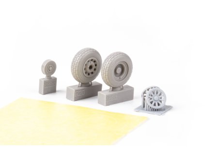 P-51B/C wheels block tread 1/48 recommended for EDUARD