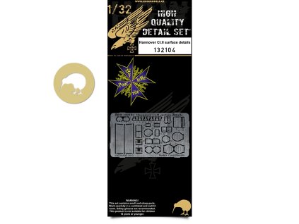 1/32 Hannover Cl.II - Surface Details - Photo-etched Sets  - Wingnut Wings