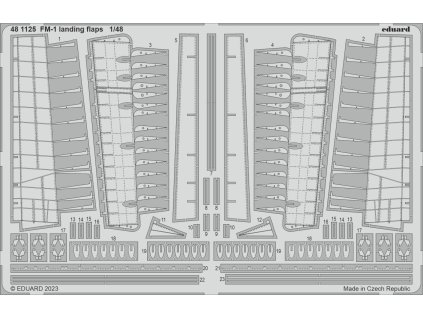 FM-1 landing flaps 1/48 recommended for EDUARD