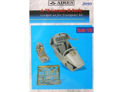43994 1 32 a 7e corsair ii cockpit set early version trumpeter