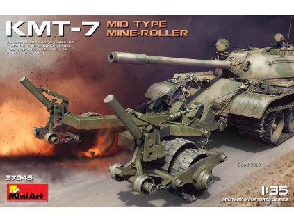 4427 1 35 kmt 7 mid type mine roller miniart