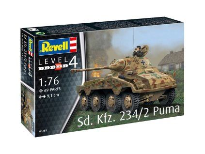 Revell 03288 Sd.Kfz. 234/2 Puma Plastic ModelKit 1/76