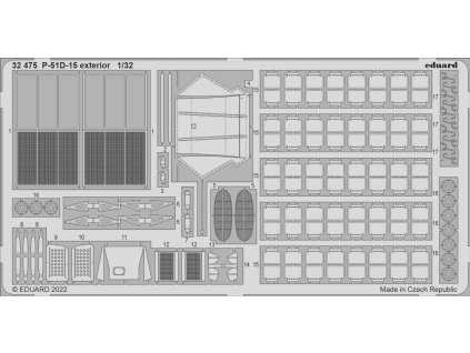 P-51D-15 exterior 1/32 recommended for REVELL