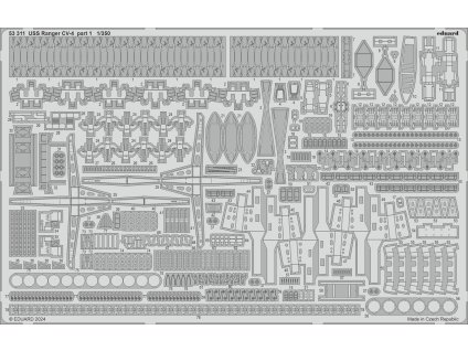 USS Ranger CV-4 part 1 1/350 recommended for TRUMPETER