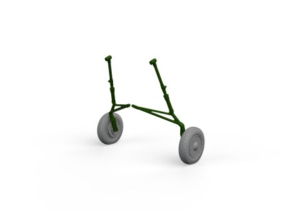 F4F wheels late w/rims PRINT 1/72 recommended for ARMA HOBBY