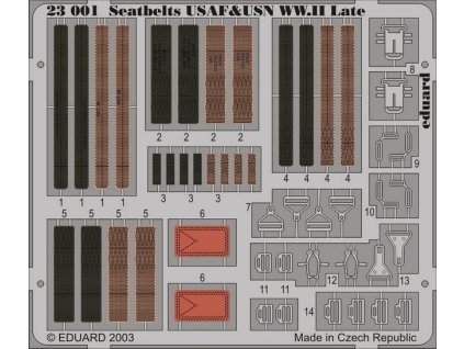 1/24 Seatbelts USAF & USN WWII late