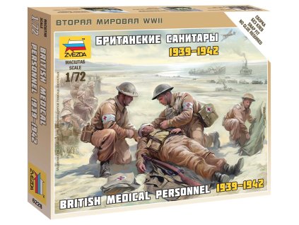 Wargames (WWII) 6228 - British Medic Team (1:72)