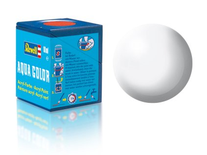 Revell Aqua Color - 36301: hedvábná bílá (white silk)