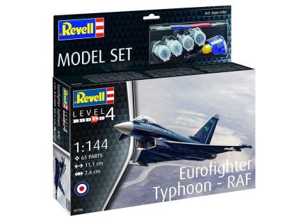 ModelSet letadlo 63796 - Eurofighter Typhoon - RAF (1:144)