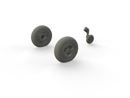 Spitfire Mk.XIV wheels - 3spoke 1/48 recommended for AIRFIX