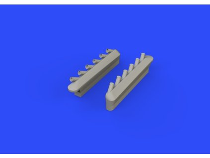 1/48 P-51D exhaust stacks w/ fairing for AIRFIX kit
