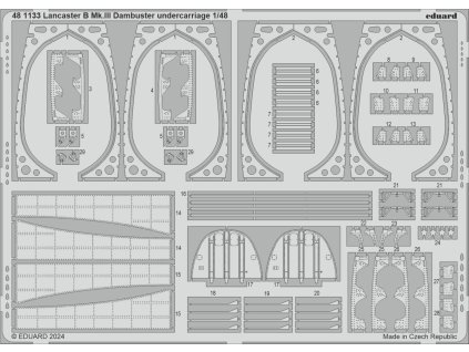 Lancaster B Mk.III Dambuster undercarriage 1/48 recommended for HKM
