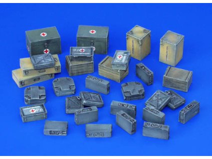 1/35 Ammunition and Medical Aid Containers, Germany - WWII