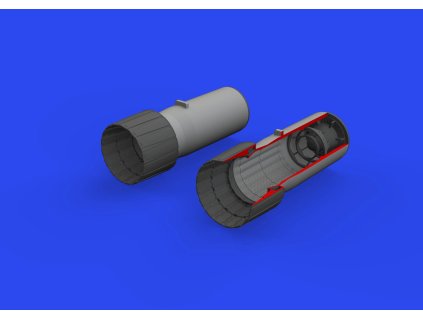 F-4E exhaust nozzles PRINT 1/48 recommended for MENG