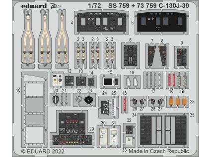 C-130J-30 interior 1/72 recommended for ZVEZDA