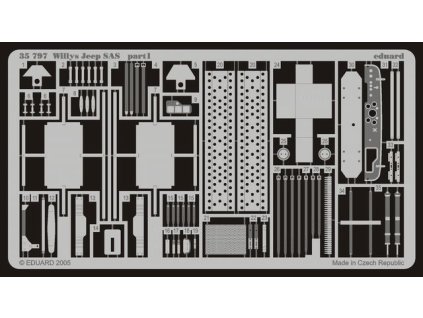 Willys Jeep SAS recommended for TAMIYA 35033